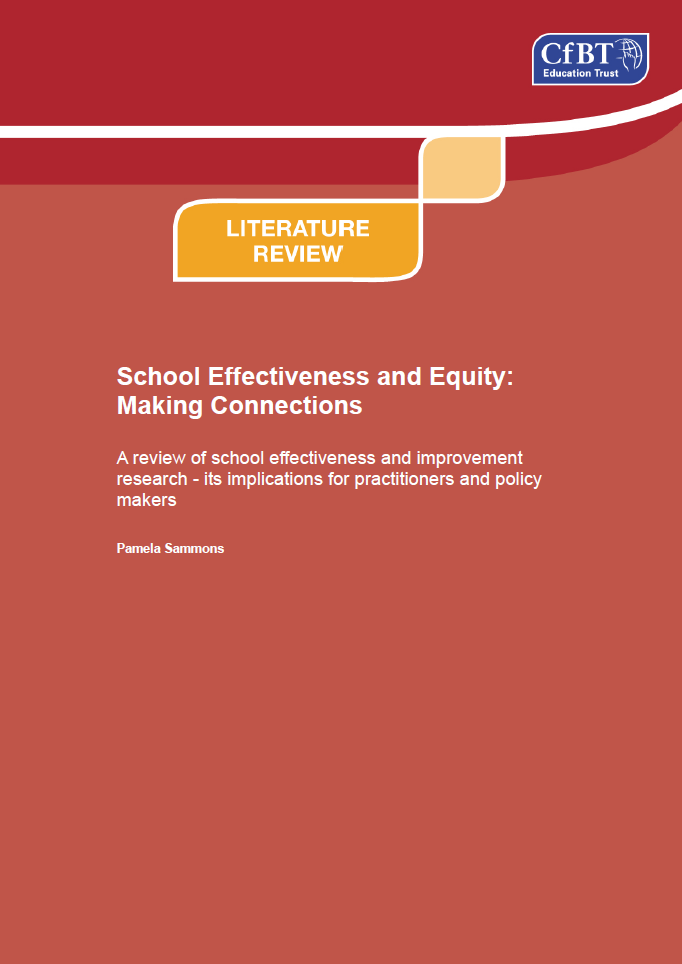 literature review on school effectiveness