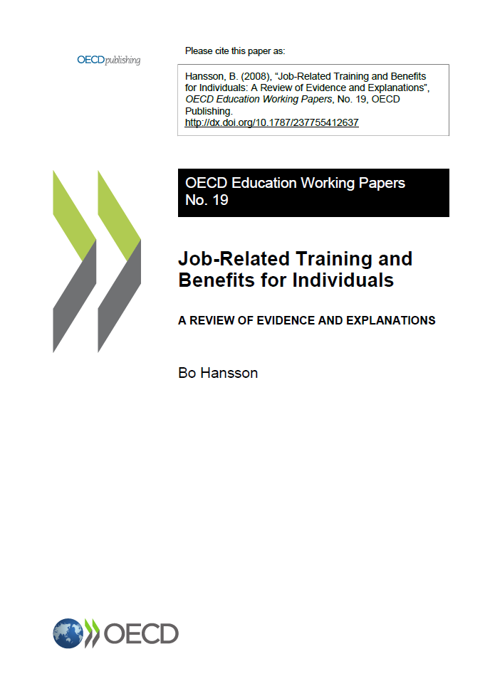 Job Related Training And Benefits For Individuals A Review Of 