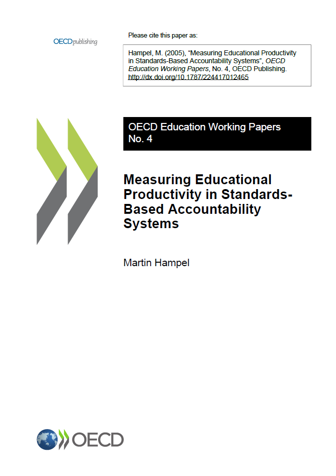 Measuring Educational Productivity In Standards-Based Accountability ...