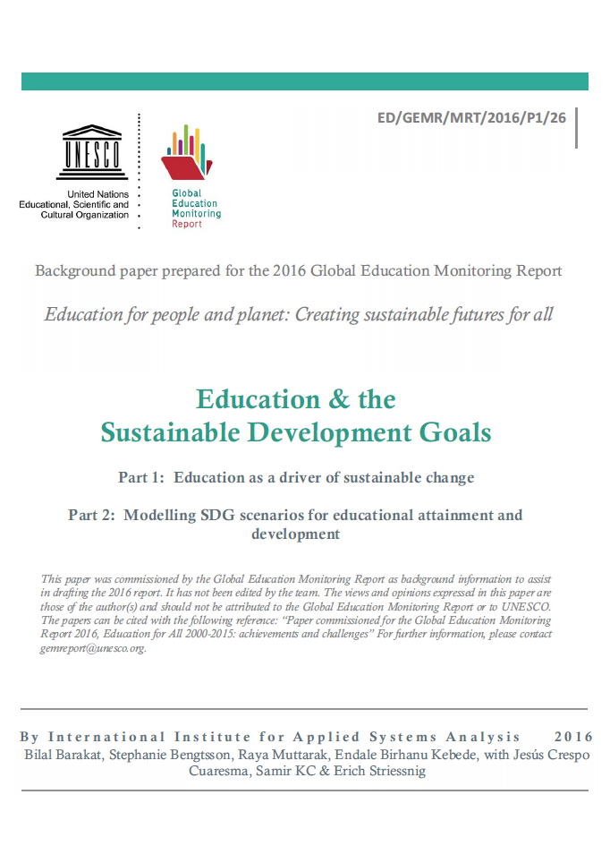 Education & The Sustainable Development Goals