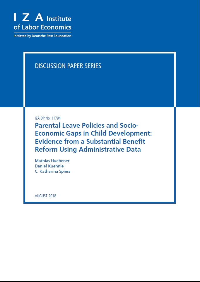 Parental Leave Policies and Socio-Economic Gaps in Child Development ...