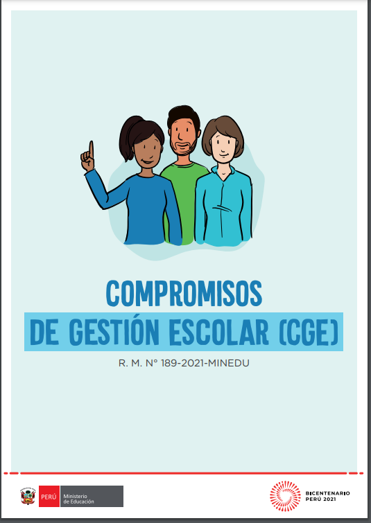 Compromisos De Gestión Escolar : R. M. N° 189-2021-MINEDU